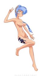 blue_eyes blue_hair humanized medium_breasts my_little_pony nipples princess_luna_(mlp) slackerburst smile tagme