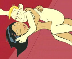 1boy 1girls asian disney female human interracial kim_possible male ron_stoppable sex straight straight_hair tagme yori_(kim_possible)