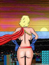 1girls blonde_hair color colored dc dc_comics female female_only goodboy kara_zor-l karen_starr power_girl powerbook125 solo tagme