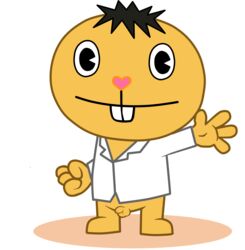 1boy 4_fingers coat doctor fist flaccid foreskin hamster happy_tree_friends long_foreskin male male_only original_character penis persimmon small_penis solo testicles uncut unretracted_foreskin yellow_penis