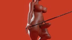 3d animated breasts dark_skin futa futa_only futanari mp4 namuu no_sound nude penis solo tagme video walk_cycle whip