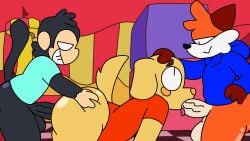 anal anal_penetration anal_sex animated blowjob canine chesterde chesterde_(oc) gay gay_sex oral oral_sex scratch_(tadc) scratch_(the_amazing_digital_circus) soups_(superiorfox) the_amazing_digital_circus threesome