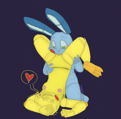 chicken chicken_girl cunnilingus eating_out five_nights_at_freddy's five_nights_at_freddy's_2 furry licking licking_pussy rabbit straight toy_bonnie_(fnaf) toy_chica_(fnaf) unnecessaryfansmut