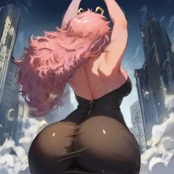 ashido mina from boku no hero academia by essenceai