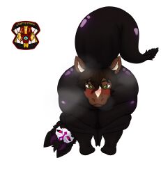 2026 anal anal_vore blush blush_lines blushing_at_viewer blushing_profusely butt cherryterror dark_hair equid equine face_in_ass freckled_butt freckled_face freckles goo_creature green_eyes hammerspace hi_res horse latex latex_creature liquid_latex looking_at_viewer male male_pred mammal musk musk_cloud musky_butt pointed_tail praise_da_booty_(meme) puro shaded simple_background simple_shading size_difference slime smaller_male smaller_pred spade_tail tail vore white_background yellow_eyes