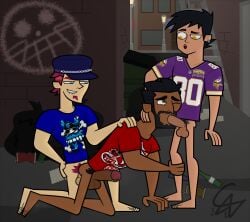 2025 2d 3boys accurate_art_style adversity_hotel all_fours anal_penetration anal_sex ass balls bara beard big_penis blowjob butt cap cartoony cock codawolfex crossover darkened_genitalia darkened_penis dick digital_art digital_drawing_(artwork) digital_media_(artwork) disventure_camp disventure_camp:_carnival_of_chaos doggy_style erect_penis erection facial_hair feet foreskin fruits_productions gay genitals grabbing_ass grabbing_head grabbing_leg grabbing_neck grabbing_shoulder hi_res irrumatio jake_(the_million_game_academy) jersey key_(adversity_hotel) kneeling large_balls large_penis large_testicles male male/male male_focus male_only musk mustache naked naked_male odd_nation_cartoons oral oral_sex penetration penis penis_in_ass penis_in_mouth pubic_hair sex sexual_intercourse signature smiling standing t-shirt testicles the_million_game_academy toony uncircumcised uncut yaoi zaid_(disventure_camp) zaid_hakim