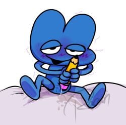 algebralien battle_for_bfdi battle_for_dream_island battle_for_dream_island_again bfb bfdi bfdia four_(bfb) object_shows pencil pussy pussy_juice racoon_(artist) spread_legs vibrator vibrator_on_pussy