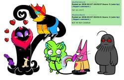 2026 3_fingers 4_fingers ahegao alien all_the_way_through anal anal_penetration anthro armless beanie beard big_tongue black_body black_clothing black_collar black_eyebrows black_footwear black_pubes black_shirt black_shoes black_tentacles black_topwear blue_bottomwear blue_clothing blue_inner_ear blue_pants blue_pawpads blush blush_lines bodily_fluids bottomwear clothed clothing collar collar_only collar_tag crying cyan_blush dee_(dtv_animation) deity dhar_(character) digital_media_(artwork) dildo domestic_cat doobus_goobus_(character) drooling earless english_text erection eye_roll eyebrows eyes_closed eyewear facial_hair featureless_feet feet felid feline felis fingers firealpaca_(artwork) footwear fur genitals glasses goobus_(species) green_body green_inner_ear_fluff group half-closed_eyes hat headgear headwear heart_symbol hi_res holding_dildo holding_leash holding_object holding_sex_toy humanoid humanoid_dildo humanoid_genitalia humanoid_penis hybrid hyper hyper_tongue imminent_rape imminent_sex inner_ear_fluff lactating leash licking licking_another light_penis looking_at_another looking_pleasured madjerk_(character) male male/male male_lactation mammal markings missing_tooth mouthless multicolored_body narrowed_eyes nipples noseless nude open_mouth orange_body orange_fur overweight overweight_humanoid overweight_male pants pawpads paws penetration penis pink_blush pink_body pink_nipples prehistoric_species pubes pupils purple_dildo purple_sclera red_beanie red_blush red_body red_clothing red_fur red_hat red_headwear red_heart red_ruff red_sclera ruff rule34.xxx saber-toothed_tiger saberspark_(character) sad saliva scared sex sex_toy shirt shoes simple_background striped_body striped_fur striped_markings stripes tail tears teeth teeth_showing tentacle_from_mouth tentacle_in_ass tentacle_penetration tentacles text thatcringeyfanuwu tongue tongue_out toony topwear tuft two_tone_body whiskers white_background white_eyebrows white_pupils yellow_clothing yellow_shirt yellow_topwear youtuber