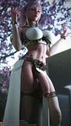 3d 3d_(artwork) 3dx abs futa futa_only futanari huge_cock imminent_fellatio imminent_oral large_breasts large_penis looking_at_viewer pent_up throbbing_penis vivacious3d