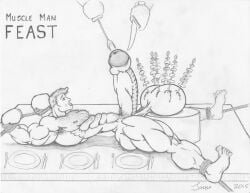 2015 bara cock_and_balls_torture dated gay gore jayse_(artist) male male_only monochrome muscular tagme torture traditional_media what