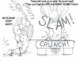 20108 bara cock_and_balls_torture dated gay jayse_(artist) male male_only monochrome muscular original tagme traditional_media what white_background