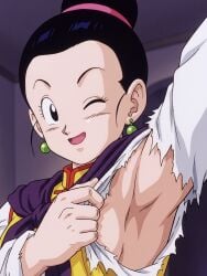ai_generated armpit_fetish armpits chichi dragon_ball dragon_ball_z gilf grandmother tag_your_shit