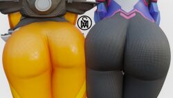 2girls 3d 3d_(artwork) artist_logo ass ass_focus ass_to_ass asses_touching big_ass big_butt blender butt butt_focus clothed clothing collaboration_skins d.va d.va_(fortnite) d.va_(overwatch_2_suit) female female_only fortnite fully_clothed huge_ass large_ass middlemansfm multiple_girls overwatch overwatch_2 paag pawg questionable self_upload tight_clothes tight_clothing tracer tracer_(fortnite) tracer_(overwatch_2_suit)