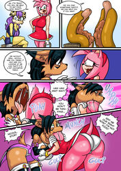 amy_rose anthro anthro_only ass black_fur black_hair brown_fur brown_hair comic eating mina_mongoose multiple_girls natsumemetalsonic nicole_the_lynx no_humans panties pink_fur pink_hair sonic_(series) sonic_the_hedgehog_(series) underwear vore wankerscramp yellow_fur yellow_hair