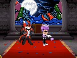 1boy 1girls 2d balls balls_clench big_ass big_belly big_breasts big_penis bimbo bimbofication breast_grab breast_play cum cum_in_pussy cum_inside cumflation edit erection fan_character female_anthro galaxy-sarah incubus incubus_(project_x) incubus_corruption_(project_x) inflation lingerie maid maid_headdress maid_uniform oc original_character pixel_animation pixel_art project_x_love_potion_disaster reverse_cowgirl_position sarah_(galaxy-sarah) sarah_the_hedgehog sega sonic_(series) sonic_the_hedgehog_(series) sound tagme transformation transformation_sequence vaginal_penetration video