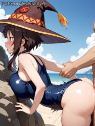 megumin from kono subarashii sekai ni shukufuku wo! by odysseyai