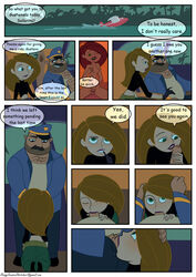 1girls boat comic deepthroat deepthroat_request dialogue dirty_talk disney eye_contact eyeshadow female freckles ginger green_eyes hand_on_head implied_deepthroat implied_oral inviting_to_sex kim_possible kimberly_ann_possible light_skin long_hair naughty_face night oral penis pov rainyseasonsketches rebeccarains red_hair red_lipstick sexually_suggestive slim suggestive teenager