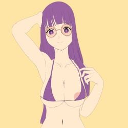 fern_(sousou_no_frieren) frieren boobs milf swimsuit tits bigboobs rule34 milf_body boobs_focus boobs_close-up