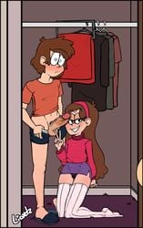 1boy 1boy1girl 1girls balls blush brother_and_sister caught caught_in_the_act clothed clothed_sex dipper_pines disney disney_channel female foreskin glans gravity_falls incest kneeling lioxdz mabel_pines male penis retracted_foreskin saliva_on_penis saliva_trail sex straight_hair tagme twincest twins uncut