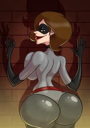 alternate_costume ass big_ass big_breasts brown_hair bubble_ass clothing disney elastigirl elastigirl_(the_incredibles_2_supersuit) female female_only helen_parr huge_ass mature_female milf phazyn pixar round_ass short_hair smooth_skin solo solo_female solo_focus superheroine the_incredibles the_incredibles_2 thick_ass