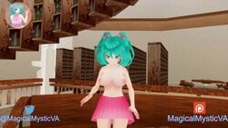 3d animated breasts magicalmysticva mystic original_character self_upload skirt sound tagme topless video virtual_reality virtual_youtuber vr