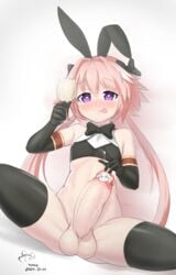 1boy 2020 :p abs androgynous astolfo_(fate) balls big_balls big_penis black_gloves black_thighhighs blushing censored cum_in_cup dated drinking_cum erection fate/grand_order fate_(series) femboy flat_chest girly gloves heart-shaped_pupils huge_cock hung_trap large_penis long_hair looking_pleasured male male_only pale-skinned_male pale_skin penis pink_hair purple_eyes semen small_but_hung solo testicles thick_thighs thighhighs thighs trap veiny_penis white_background woof_(artist)