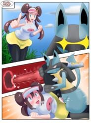 lucario from game freak by redradrebel