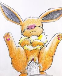 1boy 1girls 2020 ass blush canine closed_eyes colored_pencil_(artwork) disembodied_penis duo eevee eeveelution eiroru feet female female_focus female_penetrated feral fur furry hi_res interspecies larger_male male male_penetrating male_penetrating_female male_pov nintendo pawpads paws penetration penis pokémon_(species) pokemon pokemon_(species) pokemon_rgby pov pussy sex simple_background size_difference sketch smaller_female solo_focus sweat traditional_media_(artwork) tuft vaginal_penetration video_games wet white_background