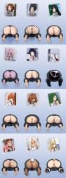 12girls 6+girls anus ass itsuka_kendou komori_kinoko kyoka_jiro mei_hatsume mina_ashido miruko momo_yaoyorozu my_hero_academia nearphotison ochako_uraraka rumi_usagiyama through_wall tooru_hagakure tsunotori_pony tsuyu_asui