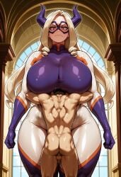 4k absurd_res absurd_resolution absurdres ai_assisted ai_generated anime anime_girl anime_style big_breasts blonde_female blonde_hair blonde_hair_female bodysuit boku_no_hero_academia breasts_bigger_than_head bright_pupils busty busty_female busty_girl close-up clothed_female clothed_female_nude_male comission domino_mask drill_hair forced front_view giantess height_difference hero_outfit_(mha) high_resolution highres hourglass_figure huge_ass huge_breasts hugging humiliating large_breasts larger_female long_hair macrophilia mount_lady multicolored_clothing my_hero_academia naked_male nude_male questionable_consent red_eyes self_upload size_difference size_fetish skin_tight slim_waist smaller_male standing sweat sweatdrop sweating takeyama_yuu tall_female taller_female taller_girl thick_thighs thunder_thighs thunderthighs wide_hips yuu_takeyama