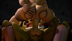 1futa 2girls 4_fingers animatronic anthro avian beak bib big_balls big_penis chica_(fnaf) chicken cowgirl_position fat_balls female_only five_nights_at_freddy's futa_on_female futanari gripping_chest gripping_cock holding_ass holding_chest holding_legs hungry_eyes hungry_mouth legs_spread licking_beak licking_lips pink_eyes plapping pussy riding riding_penis spread_ass spreading tight_pussy tongue tongue_out toy_chica_(fnaf) yellow_body