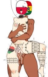 2boys chastity_cage countryhumans femboy gay_domination gay_sex ghana_(countryhumans) poland_(countryhumans)