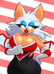 breasts roboticsteve rouge_the_bat sonic_(series) sonic_the_hedgehog_(series)