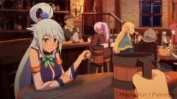 aqua_(konosuba) kono_subarashii_sekai_ni_shukufuku_wo! maplestar tagme video