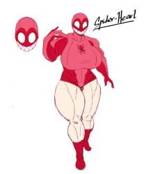 alessandra_regine_delle_rose_(olozva) big_breasts buff_female colored_sketch cosplay full_body huge_breasts hyper_breasts leotard marvel marvel_comics mask muscles muscular muscular_arms muscular_female muscular_legs muscular_thighs olozva original_character spider-heart_(olozva) spider-man_(series) spidersona thick_thighs venom_(marvel)