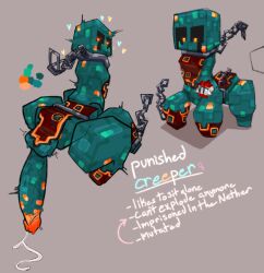 creeper from minecraft by gastropied