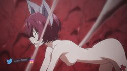 chihiro_yoshioka edit furry_ears gleipnir hair inside nipples nude red screencap