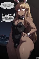 2boys ai_generated anal_insertion anal_sex blackwhiplash_(style) blonde_hair bunny_costume bunny_ears bunnysuit cum dark-skinned_male faceless_male femboy fluids gay gay_sex hips hips_grab long_hair plutoxxz rabbit_ears saliva semen straight_hair sweat tagme text thick_hips thick_thighs tophat_turtle unseen_male_face video voice_acted wide_hips yaoi