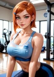 1girls ai_generated female gwen_tennyson gym tilcox33