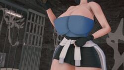 1girls 3d 3d_(artwork) big_ass big_breasts curvy curvy_figure erect_nipples female_focus gigantic_breasts hourglass_figure huge_ass huge_breasts jill_valentine koikatsu large_ass large_breasts nipples_visible_through_clothing resident_evil resident_evil_3 slutty_clothing takeo92 thick_thighs tubetop voluptuous wide_hips