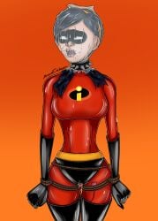 1girls aqua_enjoyer asphyxiation bagging breathplay female female_only invisible invisible_girl scared scared_expression sextoy solo standing suffocation superheroine teenage_girl teenager the_incredibles vibrator vibrator_in_pussy violet_parr