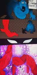 ass brick_wall broadway_(gargoyles) disney erection fat_ass gargoyles glowing_eyes helpless male_only penis plump_ass shadow stuck stuck_in_wall testicles thick_ass thick_tail thick_thighs unknown_male veiny_penis voluptuousspirit what xxkingnsfwxx