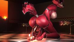 1futa 3d anal anal_insertion anal_object_insertion animated animatronic anthro breasts five_nights_at_freddy's foxy_(fnaf) furry futa futa_only futanari gaping gaping_anus magniym mp4 no_sound rule_63 sex_toy tagme video