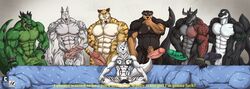 7boys before_sex big_penis canine canine canine_penis dragon english_text furry gangbang gay horn imminent_rape imminent_sex innocent male male_only multiple_boys muscles muscular muscular_male naughty_face nexus piercing pubic_hair saber sitting size_difference sofa surprise tattoo yaoi