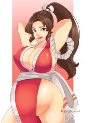 mai shiranui from fatal fury by rabidbunny