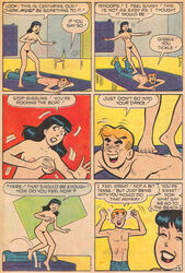 anotherymous archie_andrews archie_comics brown_hair feet massage nude page_4 veronica_lodge