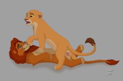 absurd_res daughter disney father father_and_child father_and_daughter felid female feral furry genitals grey_background hi_res incest kiara lion male mammal pantherine parent parent_and_child penetration penis pussy sex simba simple_background solid_color_background straight the_lion_king thereaven