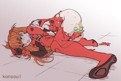 asuka langley sohryu from neon genesis evangelion by konkitto