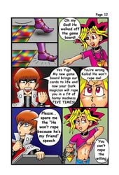 bumwolf comic dark_magician male male_only seto_kaiba yami_yugi yaoi yu-gi-oh!