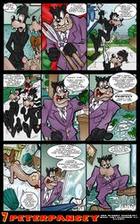 anthro anthro_only comic disney female goof_tramp goof_troop goofy max_goof peg_pete peter_pansey pj